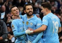 El City remontó a tiempo y festejó en el clásico vs United: doblete de Foden, asistencia de Julián Álvarez y desahogo de Haaland