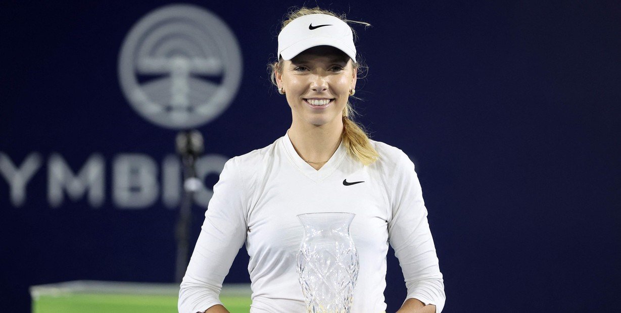 Katie Boulter consiguió su primer ATP 500. (Foto de Sean M. Haffey / GETTY IMAGES NORTH AMERICA / AFP)
