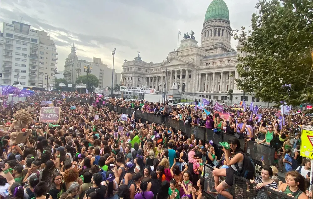 8M frente al Congreso (NA)