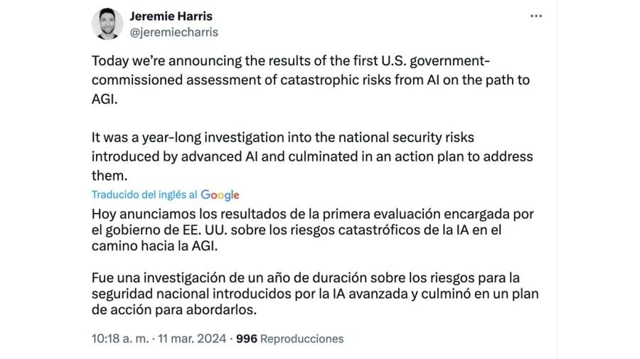 Jérémie Harris CEO de Gladstone AI