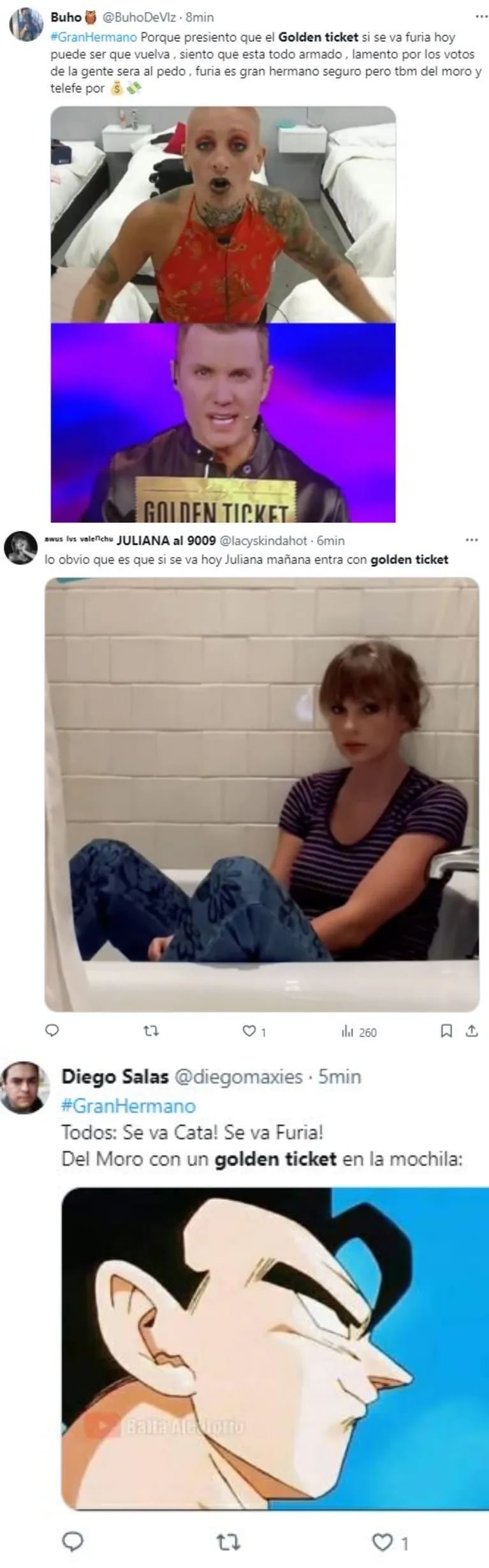 Estallaron los memes tras la gala de eliminación. (Foto: Captura X)
