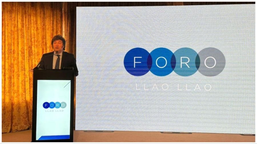 Javier Milei en el Foro Llao Llao.