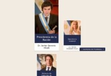Milei – Milei: la foto inicial del ‘Mapa del Estado’ publicado por el Gobierno no incluyó a Villarruel