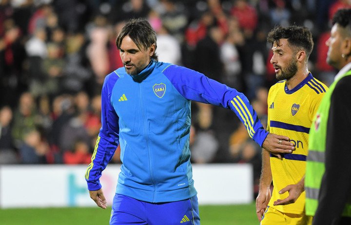 Diego Martínez, el DT de Boca que se lleva buenas conclusiones de la visita a Rosario.