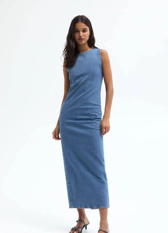 Vestido vaquero de tubo