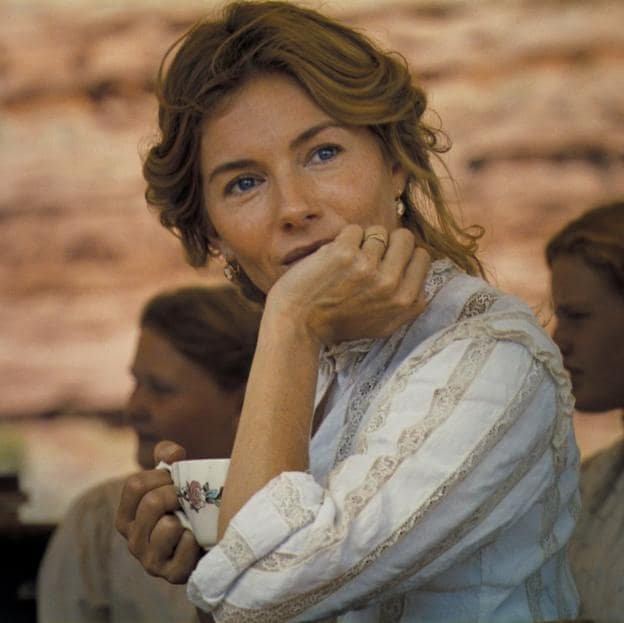 Sienna Miller, una de las protagonistas de la saga de Kevin Costner, Horizon.