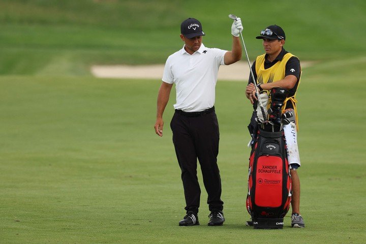 Xander Schauffele estuvo en llamas. Foto: AFP
