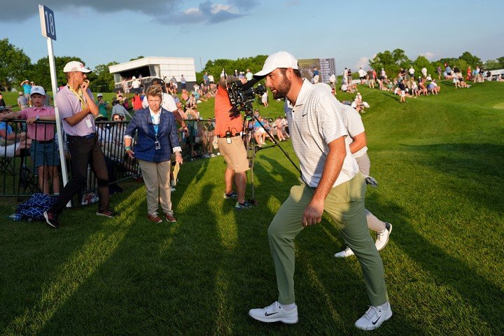 Scottie Scheffler busca su segundo major de la temporada. Foto: Reuters