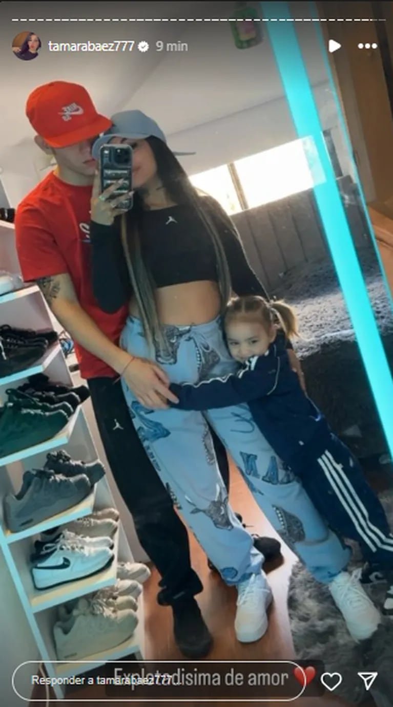 Tamara Báez se mostró feliz por su presente (Foto: Captura Instagram /tamarabaez777)