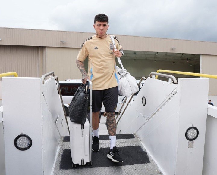 La Selección Argentina llegó a Washington tras dejar la lluviosa Miami. Foto: @Argentina