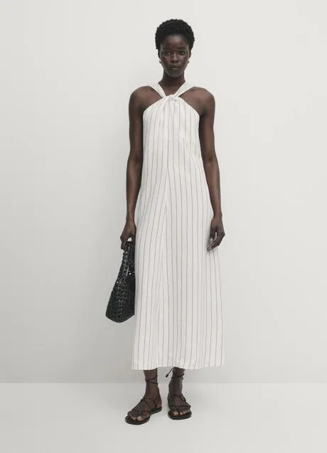 Vestido de rayas de Massimo Dutti (89,99 euros)