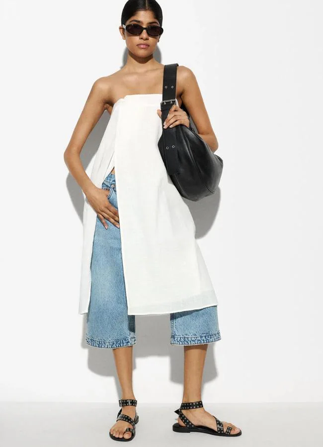 Bolso de hombro en piel de Parfois.