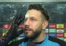 Fatura Braun, a lo Rocky Balboa en la épica clasificación de Rosario Central en Brasil: «Se me caía el párpado y veía nublado»