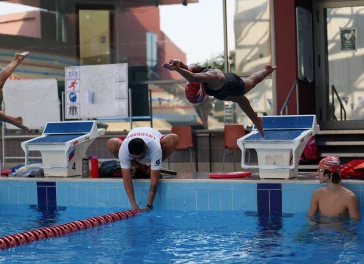 Saadeldin entrena de dos a tres horas todos los días. Foto de Okayafrica