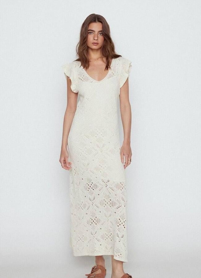 Vestido boho chic de crochet