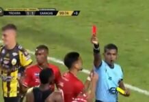 Insólita tanta de penales en Venezuela: los jugadores del Caracas erraron todos sus tiros en protesta contra el arbitro