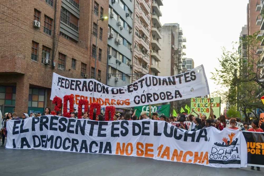 Marcha Noche de los Lápices Córdoba (Valentina Garbarino)