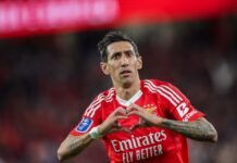 El golazo soñado de Di Maria en Portugal: volea al ángulo para el triunfo del Benfica por la Copa de la Liga