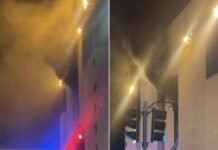 Incendio en un astillero de submarinos nucleares británico