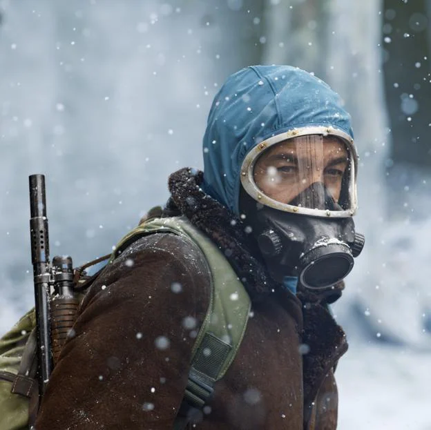 Ricardo Darín en una imagen de la miniserie que adapta la novela gráfica, el Eternauta.