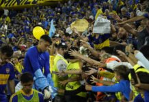 Los 120 segundos para el infarto en Boca-Riestra: patada criminal de Pol Fernández y Brey gigante para salvar el empate en una Bombonera caliente
