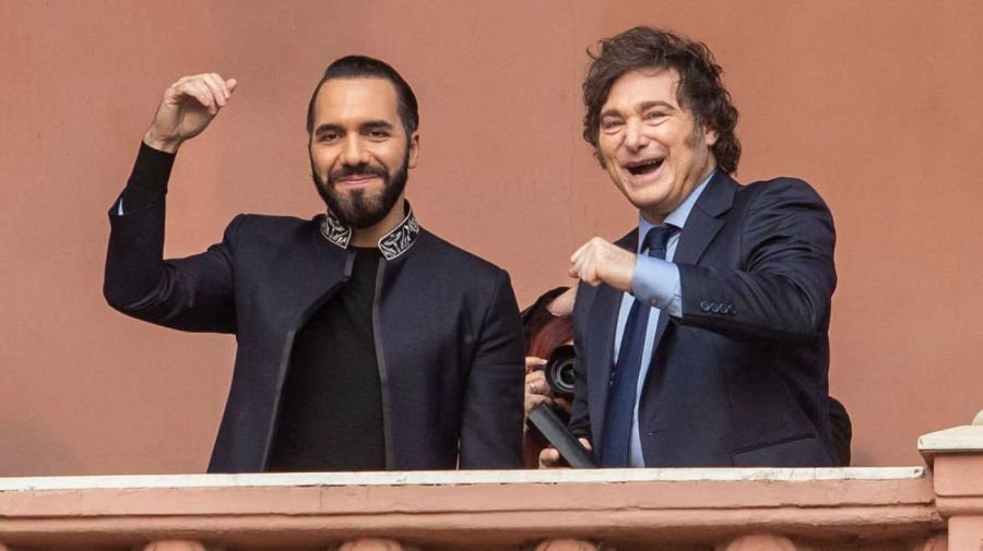 Milei y Bukele en Casa Rosada 20240930