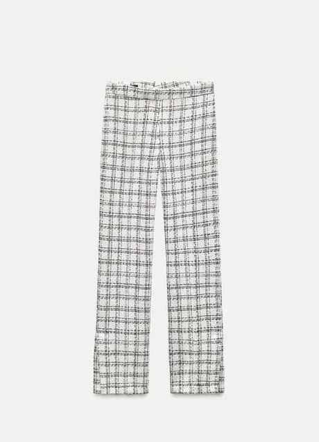 Pantalón de tweed de Zara (39,99 euros)