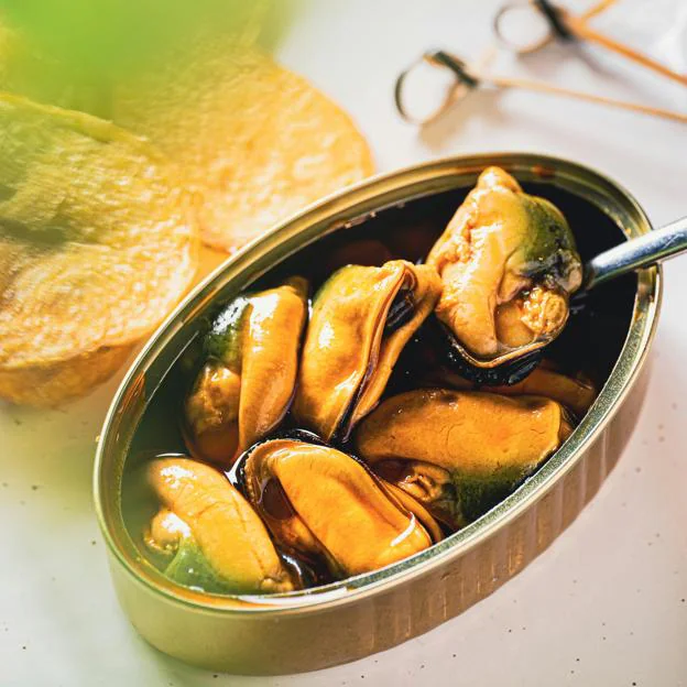 Los mejillones contienen poco mercurio. 