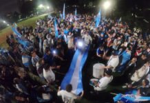 Locura total por Colapinto en la Fórmula 1: los argentinos armaron un multitudinario banderazo en San Pablo