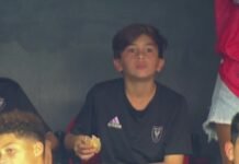 Thiago Messi en Rosario: celebró la victoria de Newell’s vs Independiente, con amigos y fútbol, sin papá Lionel