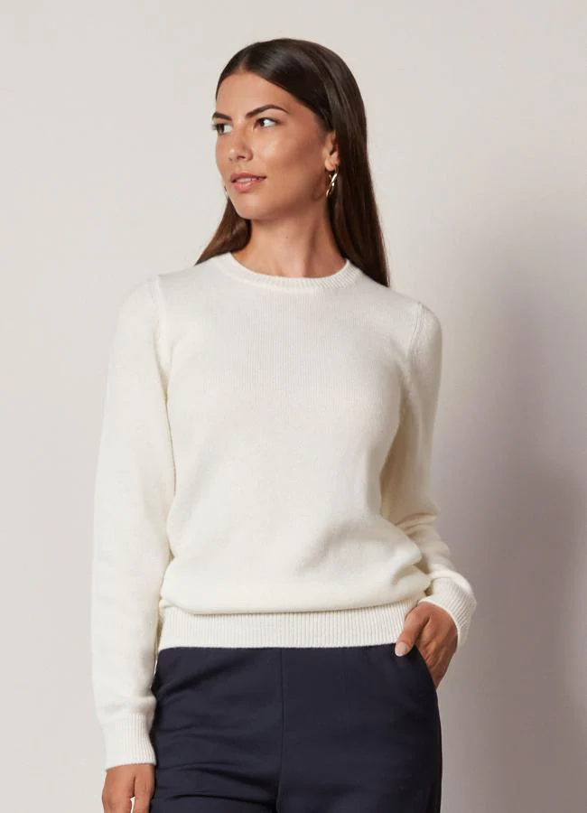Jersey de punto en cashmere de Falconeri (149 euros).