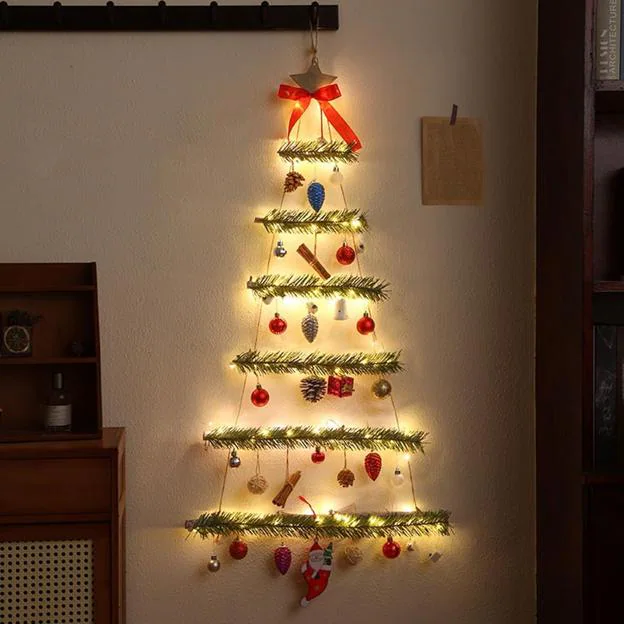 Árbol de Navidad de pared de Amazon.