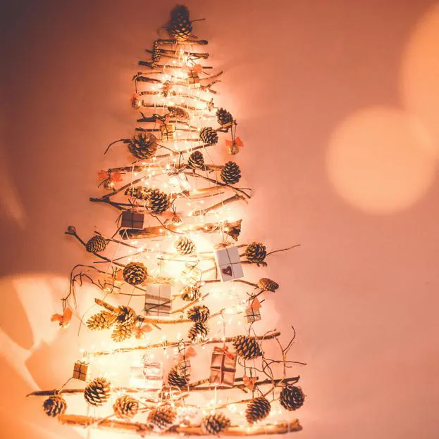 Árbol de Navidad de pared.