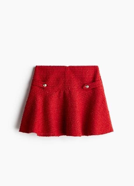 Falda roja de H&M (24,99 euros)