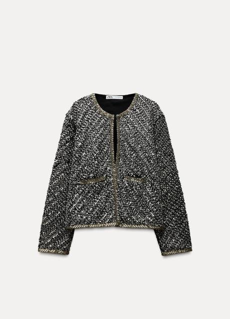 Chaqueta de fiesta de Zara (149 euros)