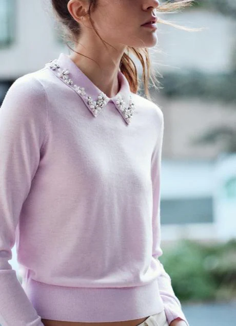 Jersey rosa de Zara (35,95 euros)