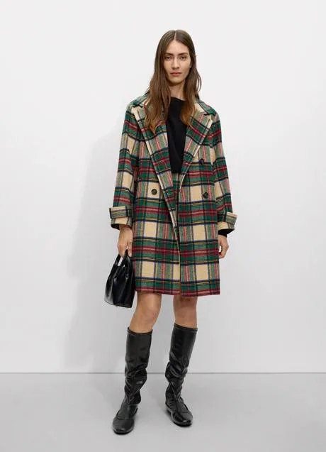 Abrigo estampado de Parfois (69,99 euros)