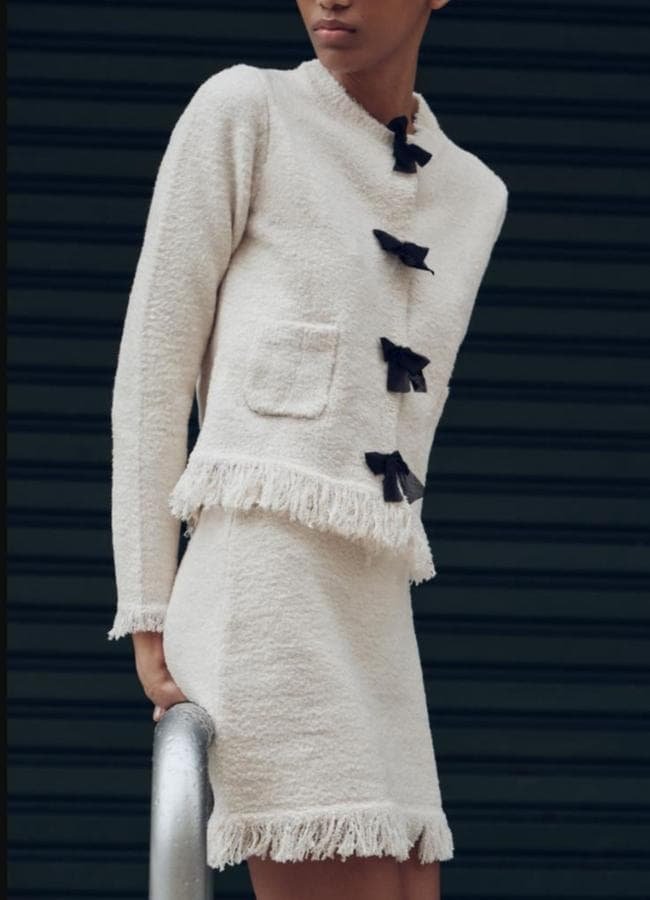 Conjunto de chaqueta y falda de Zara (ZARA)