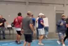 Tensión en San Lorenzo: un grupo de hinchas irrumpió en la asamblea e increpó a los dirigentes, y para Moretti «hay una campaña» en su contra