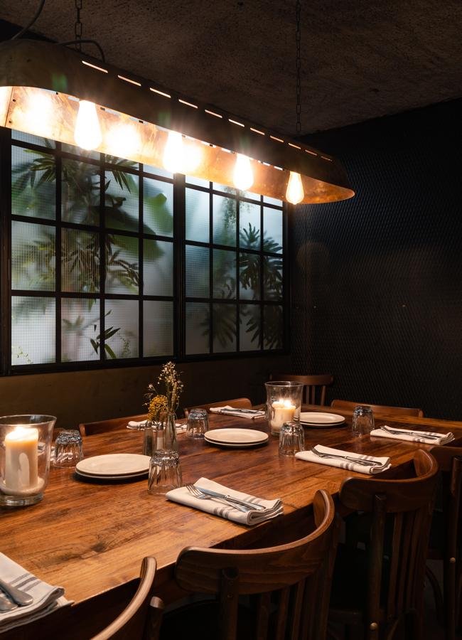 Imagen de uno de los comedores de Bronzo, con dos restaurantes italianos en Barcelona. /DR