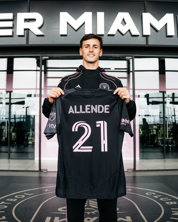 Tadeo Allende, uno de los refuerzos argentinos de Inter Miami para la temporada 2025. Foto: Inter Miami CF.