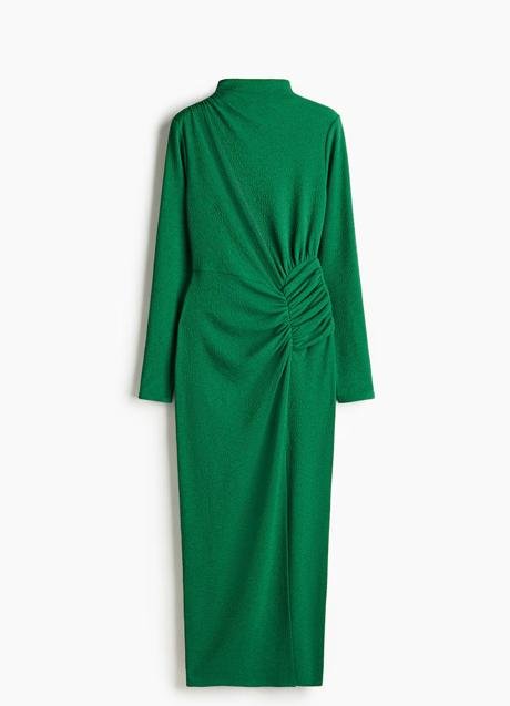 Vestido verde de H&M (29,99 euros)