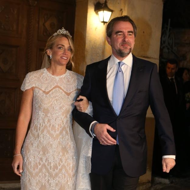 Lo que no se vio de la boda de Nicolás de Grecia y Chrysi Vardinogiannis: las prisas del príncipe playboy y la felicidad de la reina Sofía