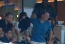 La increíble reacción del dueño de Botafogo en el 2-0 de Racing: explotó de bronca, se fue de su platea y luego le arrojó su medalla a un hincha