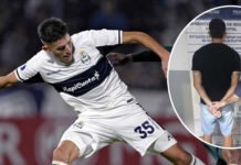 Tras jugar el domingo, detienen a un futbolista de Gimnasia de La Plata por violencia de género: su pareja lo acusó de secuestro