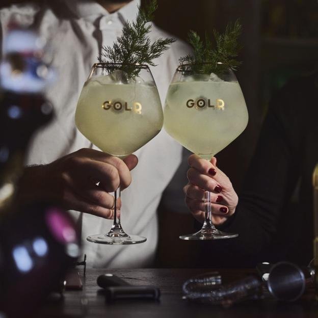 Cócteles de Gin Gold, la marca súper premium de ginebra.