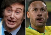 «Con lo que le gusta la joda…»: la chicana de Javier Milei a Neymar por la goleada de la Selección Argentina a Brasil