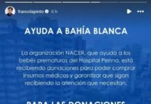 El padre de Franco Colapinto nació en Bahía Blanca y se puso al frente de la colecta que impulsa su hijo: «La ciudad es parte de mi vida»