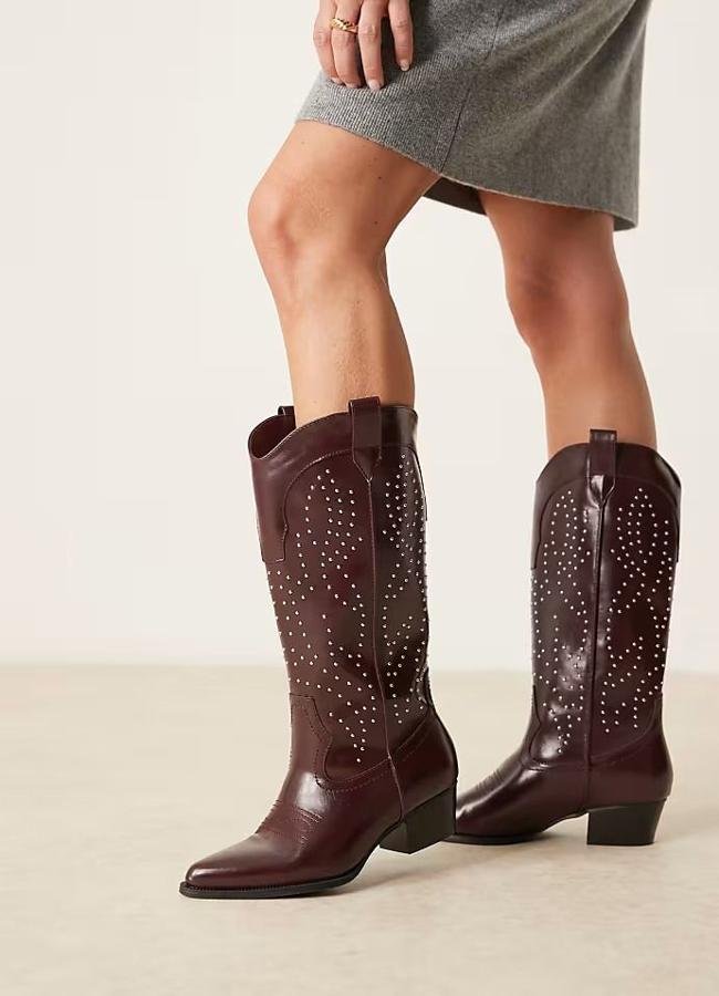 Botas cowboy con tachuelas
