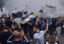 La barra de All Boys y su prontuario violento: guerra con la policía, gestos antisemitas y detención tras la marcha de jubilados